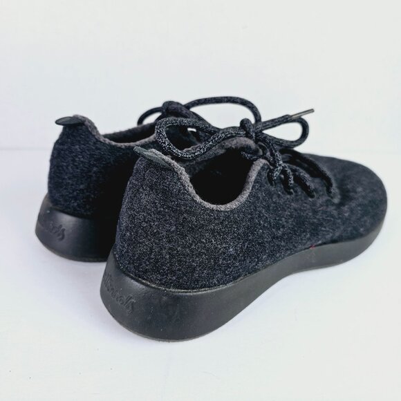 Allbirds Women's Wool Runner Mizzles 0120 NV1 Natural Black Sneaker, Sz 9 - Picture 6 of 8